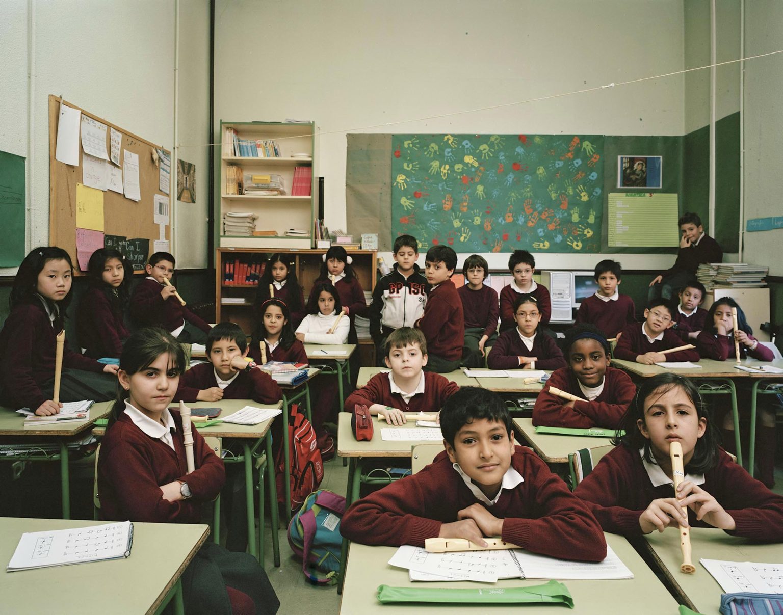 Madrid classroom portraits, shot one decade ago MNF