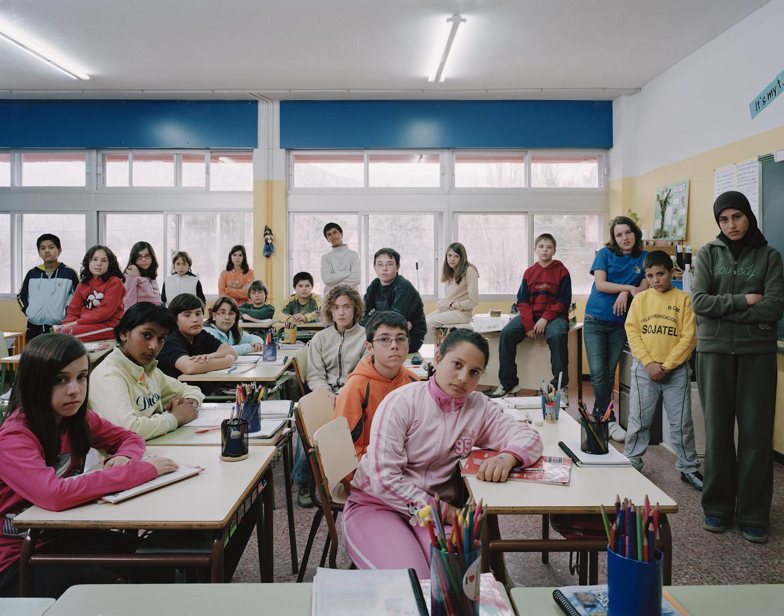 Madrid classroom portraits, shot one decade ago MNF